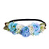 AWAYTR Bridesmaid Flower Crown Wedding Artificial Flower Head Wreath for Women Hair accessories Flower headband Headpiece