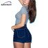 Bothwinner High Waist Denim Shorts for Women 2017 Brand Style Shorts Jeans Women Denim Shorts Feminino Slim Hip Plus Size