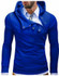 2017 New Autumn Hoodies Brand Men Letter Leisure Sweatshirt Male Hoody Hip Hop veiled button Hoodie Mens Pullover XXXL