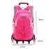 Brand Kids Travel Trolley Backpack On wheels Girl's Trolley School bags Children's Travel luggage Rolling Bag School Backpacks