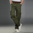 Brand Clothing 2017 Mens Solid Cotton Cargo Pants Men Casual Pant Multi Pocket Military Overall Outdoors Long Trousers NO Belt