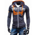 2017 New Fashion Hoodies Brand Men Letters Printed Zipper Sweatshirt Male Men'S Sportswear Hoody Hip Hop Autumn Winter Hoodie XX