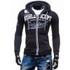 2017 New Fashion Hoodies Brand Men Letters Printed Zipper Sweatshirt Male Men'S Sportswear Hoody Hip Hop Autumn Winter Hoodie XX