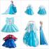 2017 New Fashion Custom Anna Elsa Girls Dresses Children Dress Kids Party Vestidos Baby Cinderella Cosplay Dress Pincess Dresses