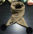 2017 new fashion boy and girl winter scarf knitted hanging ball baby scarf Kids Fashion wool scarf