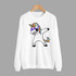 Fashion Autumn Winter Women Hoodies Cartoon Printing O Neck Long Sleeve Pullover Ladies Girls Casual Sweatshirts