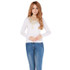 Fashion Autumn Sexy V-neck Lace Crochet Shirt Women Long Sleeve Blouse Women's Shirt Blouse Tops HO666835