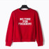 Fashion Autumn Jacket Women Winter Sweatshirts Letter Printed Long Sleeve Casual Red Black Sweatshirt Women Hoodie 2018