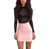 Fashion 2018 cool mini skirts womens Sexy Bandge Leather High Waist Pencil Bodycon Hip Short Mini Skirt faldas mujer