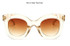 Cateye 2017 Fashion Sunglasses Women Luxury Brand Designer Vintage Sun glasses Female Rivet Shades Big Frame Style Eyewear UV400
