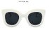Cateye 2017 Fashion Sunglasses Women Luxury Brand Designer Vintage Sun glasses Female Rivet Shades Big Frame Style Eyewear UV400