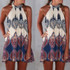2017 New Sexy Women Summer Off-Shoulder Boho Dresses Fashion Casual Loose Beach Floral Sundress Mini Dress