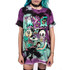 SOSHIRL Harajuku Punk Summer T Shirt Cool Hip Hop Women's T Shirt Loose Galaxy Letter Skull/Cute Alien Print Top Tee Dropship