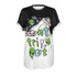 SOSHIRL Harajuku Punk Summer T Shirt Cool Hip Hop Women's T Shirt Loose Galaxy Letter Skull/Cute Alien Print Top Tee Dropship