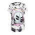 SOSHIRL Harajuku Punk Summer T Shirt Cool Hip Hop Women's T Shirt Loose Galaxy Letter Skull/Cute Alien Print Top Tee Dropship