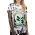 SOSHIRL Harajuku Punk Summer T Shirt Cool Hip Hop Women's T Shirt Loose Galaxy Letter Skull/Cute Alien Print Top Tee Dropship