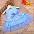 2016 Princess Baby Dress Lace Flower Sleeveless Baby Girl Dress Party Wedding Baby Costume Newborn Baby Girls Clothing New Year