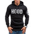 2017 Hoodies Brand Men Chest Letter Printing Sweatshirt Male Hoody Hip Hop Autumn Winter Hoodie Mens Pullover XXXL