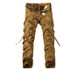2017 High quality Men Cargo Pants Multi-pockets Baggy Pants Cotton Military Camouflage Trousers Size 28-42