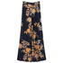 2016 Summer Women Wide Leg Pants Causal High Waisted Loosen Long Pants for Female Floral Printing Black Trousers Boho