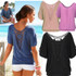 2016 Summer Women Lace Blouse Shirts Fashion O-neck Women Blouse Tops Short Sleeve Casual Women Shirts Lace Blouse