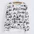 2016 New winter Hoody women Casual hoodies Ice cream fish print tracksuit long sleeve o neck letters sweatshirt for women Top