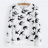 2016 New winter Hoody women Casual hoodies Ice cream fish print tracksuit long sleeve o neck letters sweatshirt for women Top
