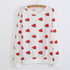 2016 New winter Hoody women Casual hoodies Ice cream fish print tracksuit long sleeve o neck letters sweatshirt for women Top