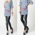 Retro Lady Women Skinny Slim Distressed Stretchy Jeans Leggings Jegging Pants