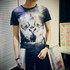 2017 Summer Mens Casual White Peony 3D T Shirt homme Brand New Fashion Hip Hop Streetwear O Neck Tee Shirts camisetas Tops F1