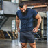 2017 Summer Mens Brand Jogger Sporting Shorts Slimming Men Black Bodybuilding Short Pants Male Fitness Gyms Shorts Workout