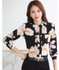 2017 New Fashion V-Neck Chiffon Blouses Slim Women Chiffon Blouse Office Work Wear shirts Women Tops Plus Size Blusas 882G 25