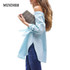 2017 New Fashion Off Shoulder Blouse Sexy Slash neck Long Sleeve Bow Blouses And Shirts Women Loose Tops Summer Blusas Plus size