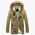 2017 New Fashion Men Winter Jacket Warm Fur Collar Thicken Winter Coat Men Parka Casual Hooded Outwear Parka Men S-4XL