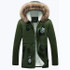 2017 New Fashion Men Winter Jacket Warm Fur Collar Thicken Winter Coat Men Parka Casual Hooded Outwear Parka Men S-4XL