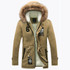 2017 New Fashion Men Winter Jacket Warm Fur Collar Thicken Winter Coat Men Parka Casual Hooded Outwear Parka Men S-4XL