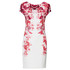 Floral Summer Dress Women 2017 Elegant Bodycon Women Dress New Fashion Casual Silver Purple Red Ladies Vestidos Backless Dress