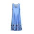 Floral Print Summer Sundresses Women Sleeveless Sexy O-Neck Beach Mini Boho Dress Plus Size Loose Elegant Vestidos Casual **