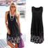 Floral Print Summer Sundresses Women Sleeveless Sexy O-Neck Beach Mini Boho Dress Plus Size Loose Elegant Vestidos Casual **