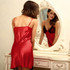 2016 New Sexy Women Nightgown V Neck Summer Style Sleepwear Night Dress Lace Hem Womens Nightie Robe Home Clothes Nightdress