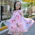 2017 Summer Style Girls Kids Fashion Flower Lace Sleeveless Dress Baby Children Clothes Infant Party Dresses