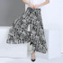 2017 summer runway casual harem flare high waist loose floral Wide leg pants women clothing print Vintage trousers plus size