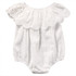 2017 Summer Newborn Toddler Baby Girl Romper Jumpsuit Off Shoulder White Sunsuit Infant Clothes Outfit