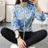 2017 Winter Casual Star Print Tops Hoody 2017 Harajuku Loose Hooded Hoodies Lolita Style Long Sleeve Women Sweatshirts