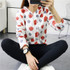 2017 Winter Casual Star Print Tops Hoody 2017 Harajuku Loose Hooded Hoodies Lolita Style Long Sleeve Women Sweatshirts
