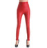 2017 WayToIan spring PU Leather women pants high waist elastic  stretch Slim woman pencil pants skinny trousers 20 colors