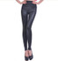 2017 WayToIan spring PU Leather women pants high waist elastic  stretch Slim woman pencil pants skinny trousers 20 colors