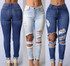 2016 New Arrive Autumn Sexy Women Denim Skinny Pants High Waist Stretch Jeans Slim Pencil Trousers