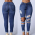 2016 New Arrive Autumn Sexy Women Denim Skinny Pants High Waist Stretch Jeans Slim Pencil Trousers