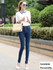 2016 new arrivals White high waist women jeans female trousers Korean slim pencil pants stretch pants Denim Pants Trousers
